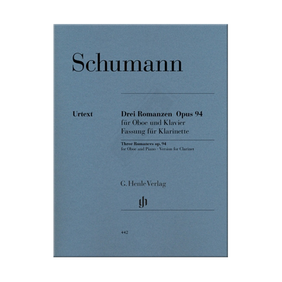 舒曼浪漫曲op94单簧管钢琴