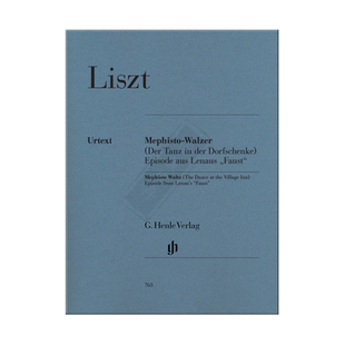李斯特 梅菲斯托圆舞曲 钢琴独奏 亨乐原版乐谱书 Franz Liszt Mephisto Waltz HN763
