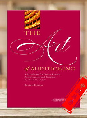 莱格 试唱艺术 修订版 指导手册 声乐 彼得斯原版乐谱书 Anthony Legge The Art of Auditioning Revised Edition EP72067