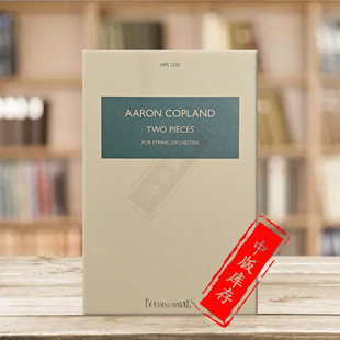 Two 两首作品 Aaron 科普兰 Pieces Orchestra 博浩原版 String 弦乐团 BHI6501064 乐谱书 for Copland