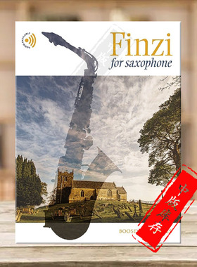 芬齐 萨克斯作品集 中音萨克斯和钢琴 博浩原版乐谱书 Finzi Finzi for Saxophone BH13481