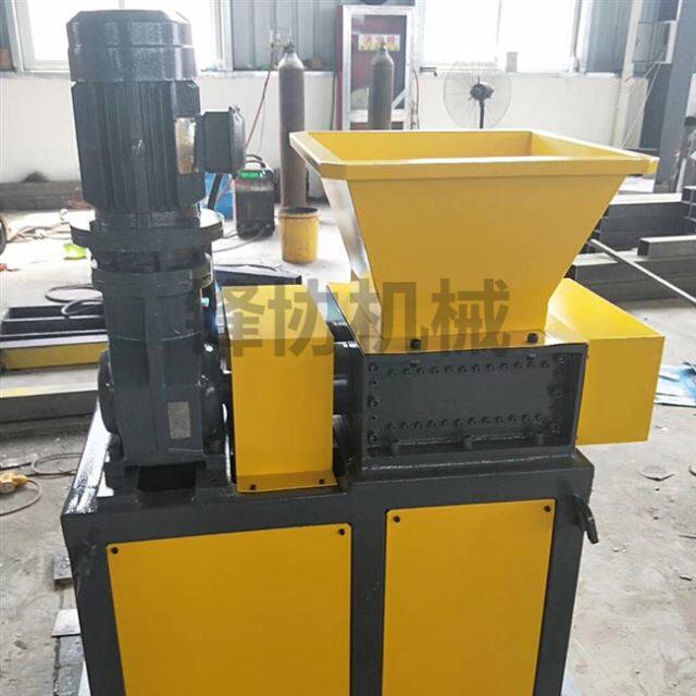 小型撕碎机单双轴废弃物塑料大油桶金属J家用垃圾多功能粉碎破u.
