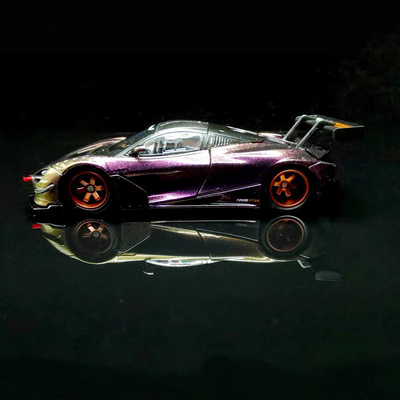 【OK573】（盒装）仿真1比64迈凯720S合金跑车模型摆件玩具礼物