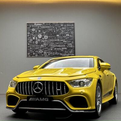 【DZ696】嘉业合金车模1比32大奔GT63S跑车发声灯光回力玩具车音
