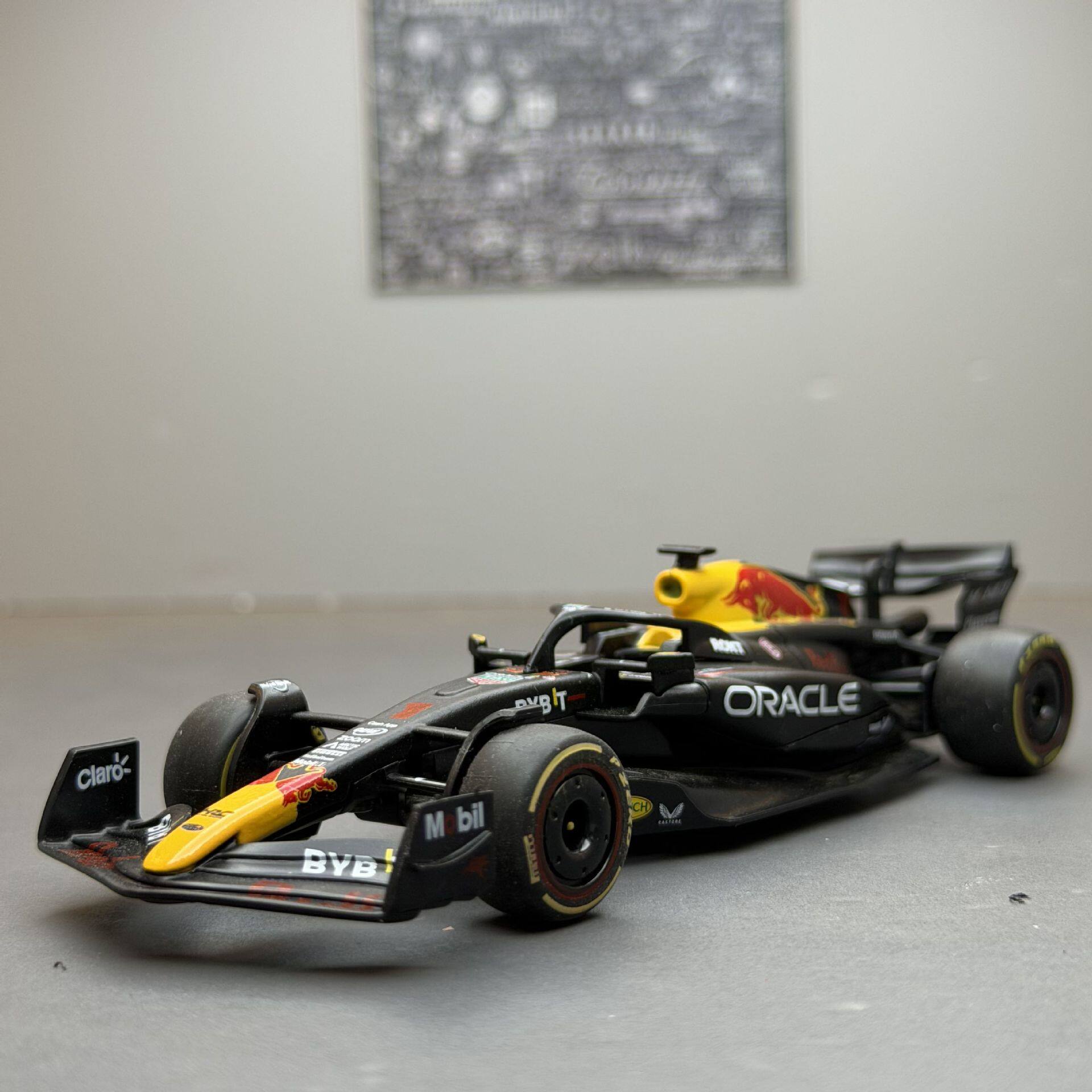 【DZ696】黑曼巴合金车模1:43方程式红牛RB19赛车儿童玩具车F1模