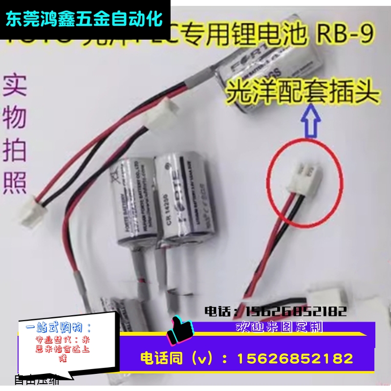 原装KOYO 光洋PLC用锂电池RB-9（CR14250） 3.0V 1/2AA