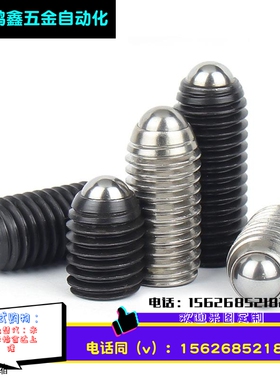 ZAC11 超轻载型球头柱塞 BPY3/4/5/6/8/10/12/16 波子弹簧  定位