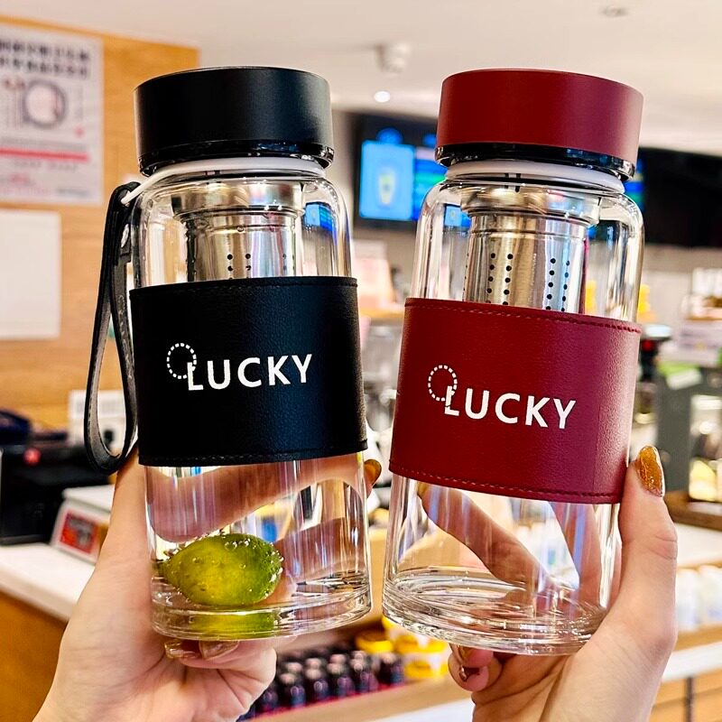 新型大容量女式水茶分离杯,夏季便携式600ml男式茶杯,800ml饮用