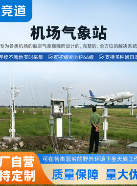 高精度机场气象站风速风向智能监测大气压力雨雪量雾霾能见度检测