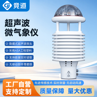 气象仪风速风向温湿度气压雨量传感器RS485 Modbus多参数气象监测