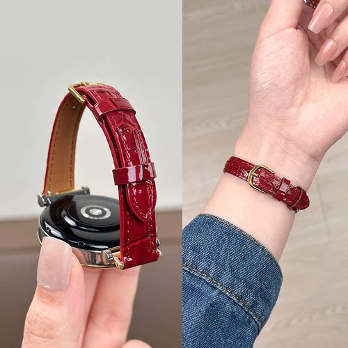 适用华为GT6手表GT5表带新年红