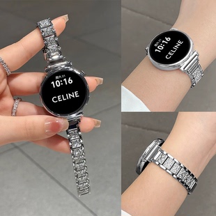 适用华为gt5手表表带gt4镶钻watch4金属智能fit3腕带gt3女款 夏天