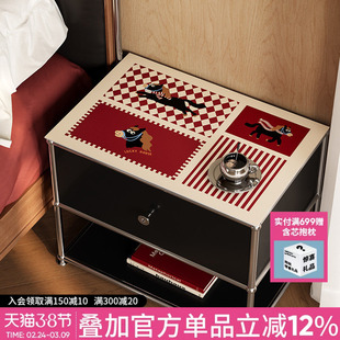 小马福吉床头柜垫卡通可爱卧室床头床边台面保护垫可定制防尘垫子