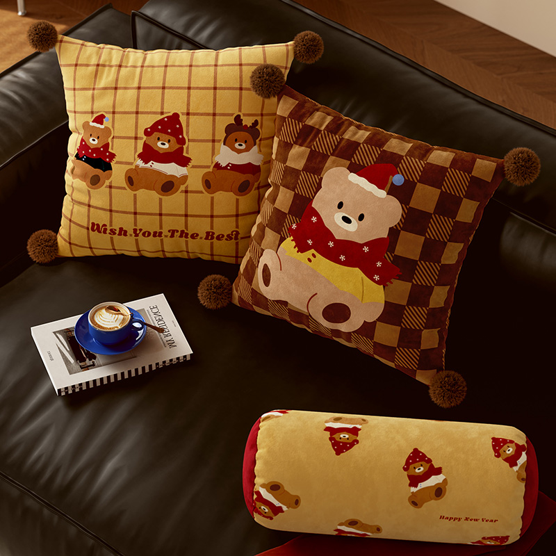 秋冬美拉德沙发可拆洗抱枕