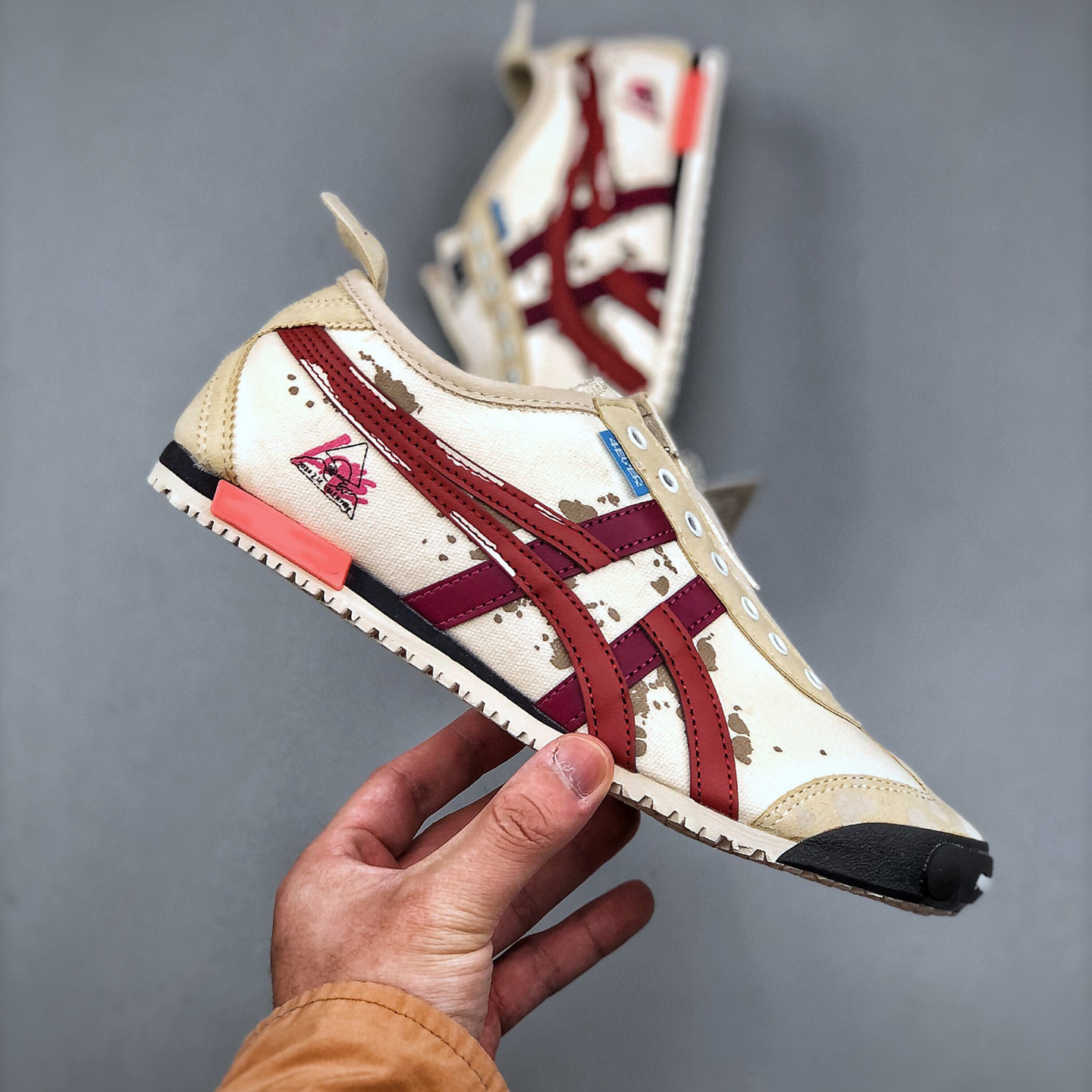 2025年新款百搭联名日系小白鞋透气一脚蹬帆布德训鞋懒人阿甘鞋子