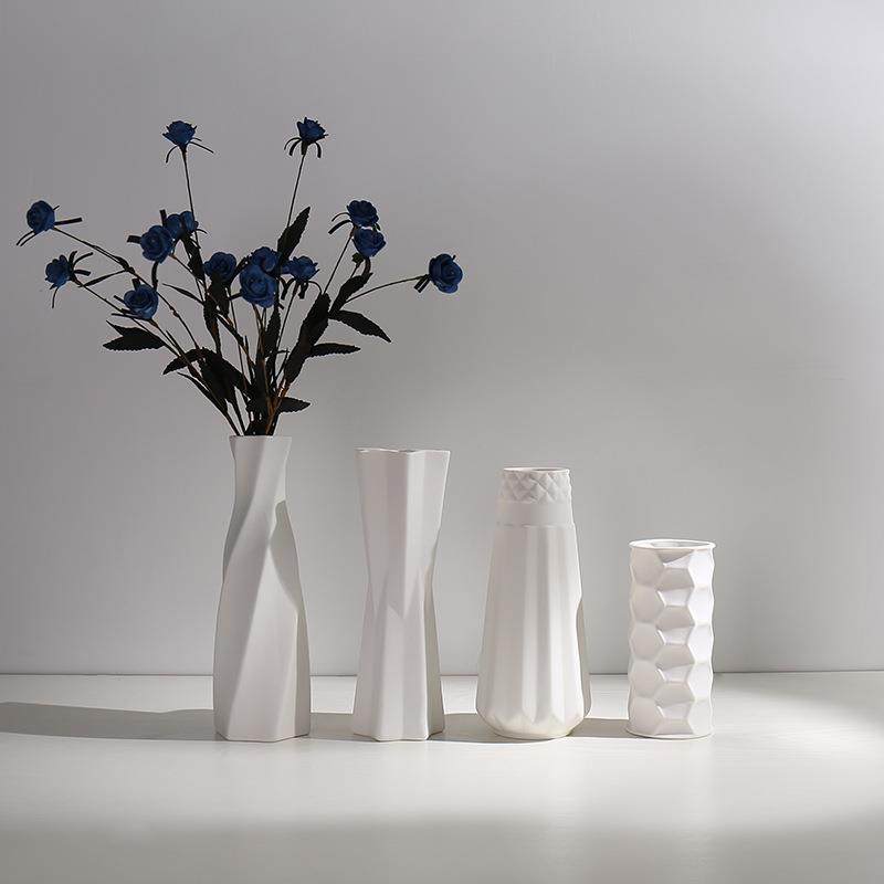 简约陶瓷干花花瓶小清新满天星水培摆件电视柜欧式家居装饰品,家居饰品,花盆,淘宝优惠券,粉丝福利购,淘宝优惠卷