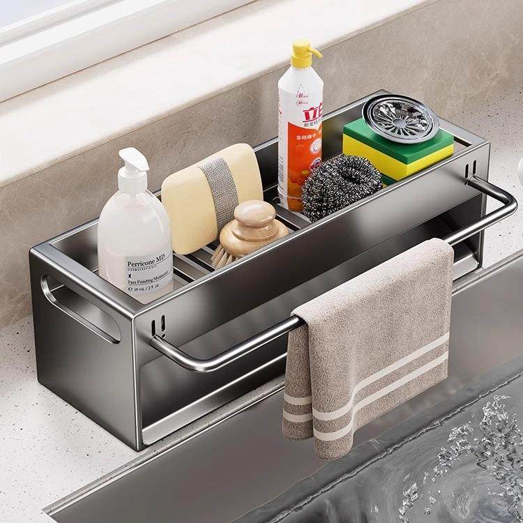 厨房沥水架置物架水龙头水槽置物架抹布收纳架洗菜池用品收纳神器,厨房/烹饪用具,抹布架/厨房清洁收纳架,淘宝优惠券,粉丝福利购,淘宝优惠卷