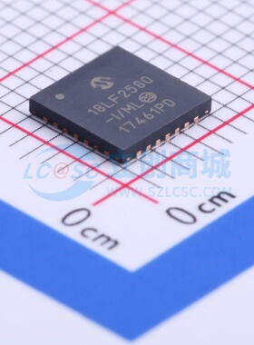 单片机(MCU/MPU/SOC) PIC18LF2580-I/ML QFN-28 MICROCHIP(美国微