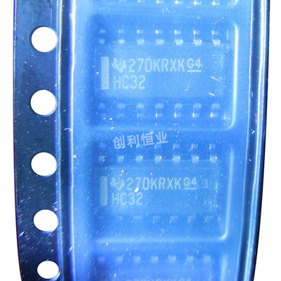 逻辑芯片 74HC32D SN74HC32DR HC32 四2输入或门 贴片SOP-14 直拍