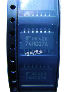 TC74HC07AF 丝印74HC07A 中体贴片SO-14/5.2 全新原装东芝