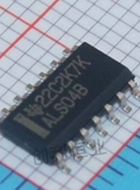 SN74ALS04BDR 丝印ALS04B 窄体贴片SOIC-14 全新原装TI可直拍