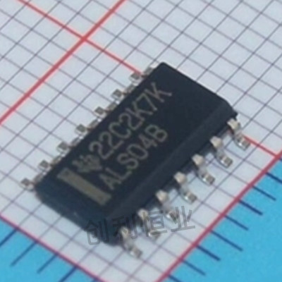 SN74ALS04BDR 丝印ALS04B 窄体贴片SOIC-14 全新原装TI可直拍