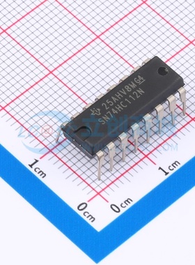 触发器 SN74HC112N PDIP-16 TI/德州 电子元器件配单原装正品