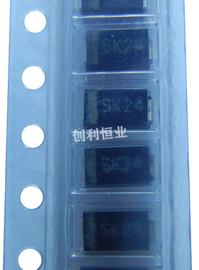 原装进口 SK24A SS24A 台半TSC 2A/40V肖特基二极管 DO-214AC/SMA