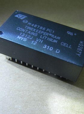 M48T86PC1 M48T86PCI 全新原装 时钟电池模块 直插DIP-24脚