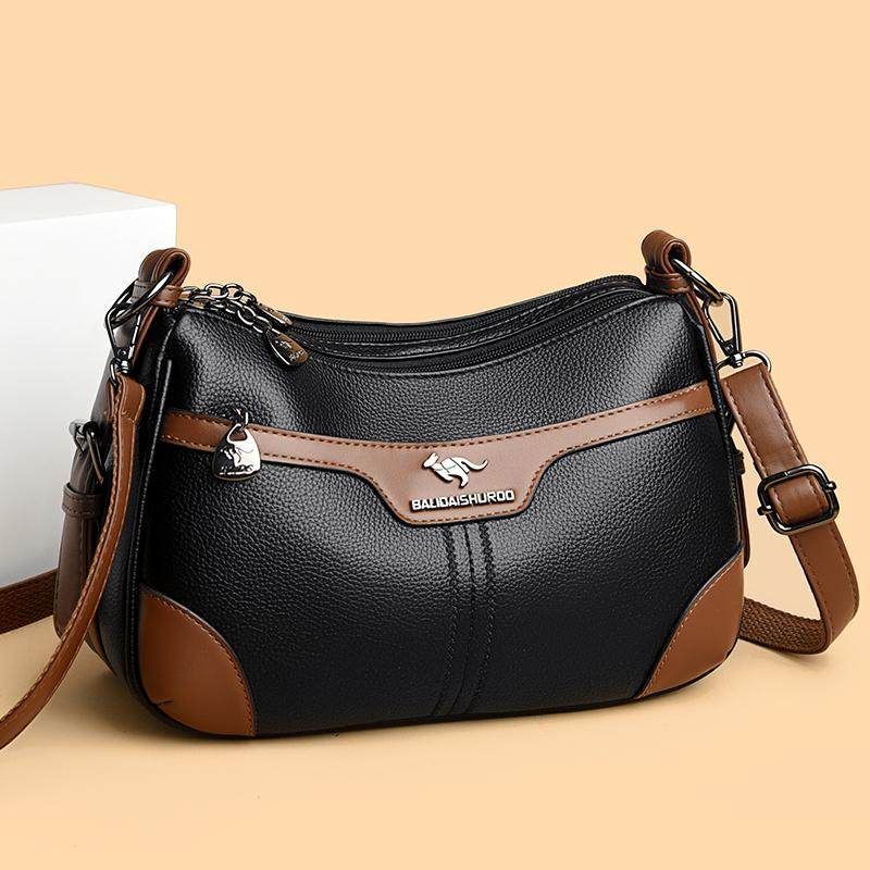 品牌正品真皮大容量单肩包女2025新款休闲通勤斜跨包中年妈妈包包,箱包皮具/热销女包/男包,通用款女包,淘宝优惠券,粉丝福利购,淘宝优惠卷