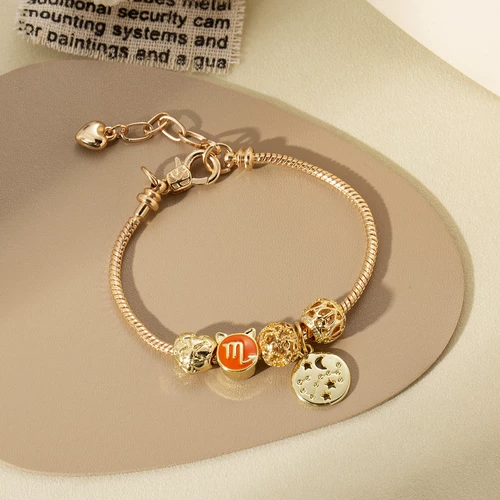 Креативные знаки зодиака, универсальный небольшой браслет, дизайнерская универсальная ретро подвеска для влюбленных, DIY