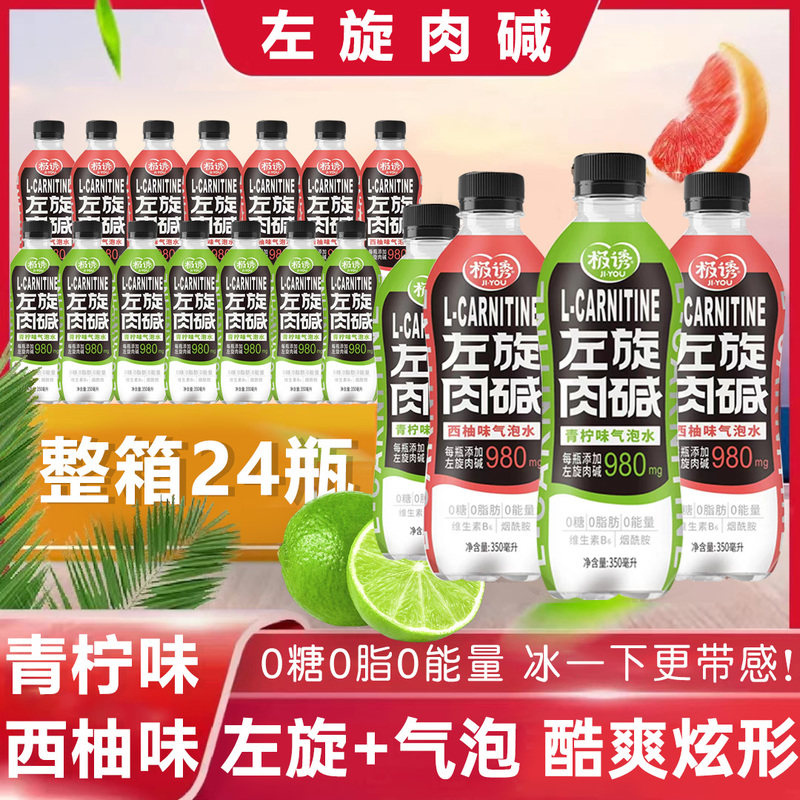2026左旋气泡水左旋肉碱运动健身0糖0脂肪0能量饮料整箱正品