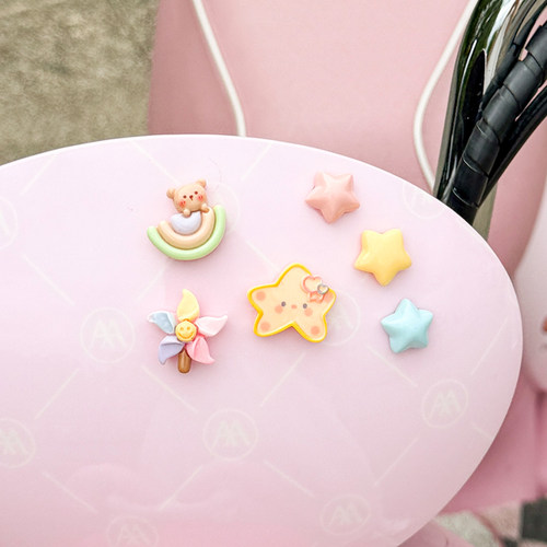 奶油星星车贴电动车diy装饰