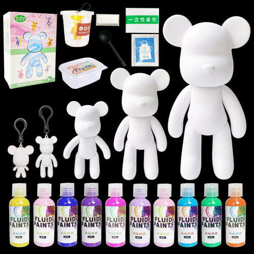 流体熊白胚材料包颜料