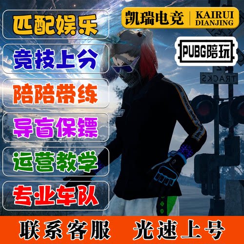 PUBG绝地求生竞技排位保镖陪练代玩冲榜大师500强专业上分车队