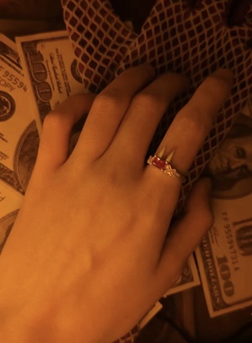 女性925银亚文化潮流款原创戒指