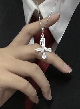 斑sama原创设计款十字架蛇项链动漫二次元项链生日礼物新年礼物