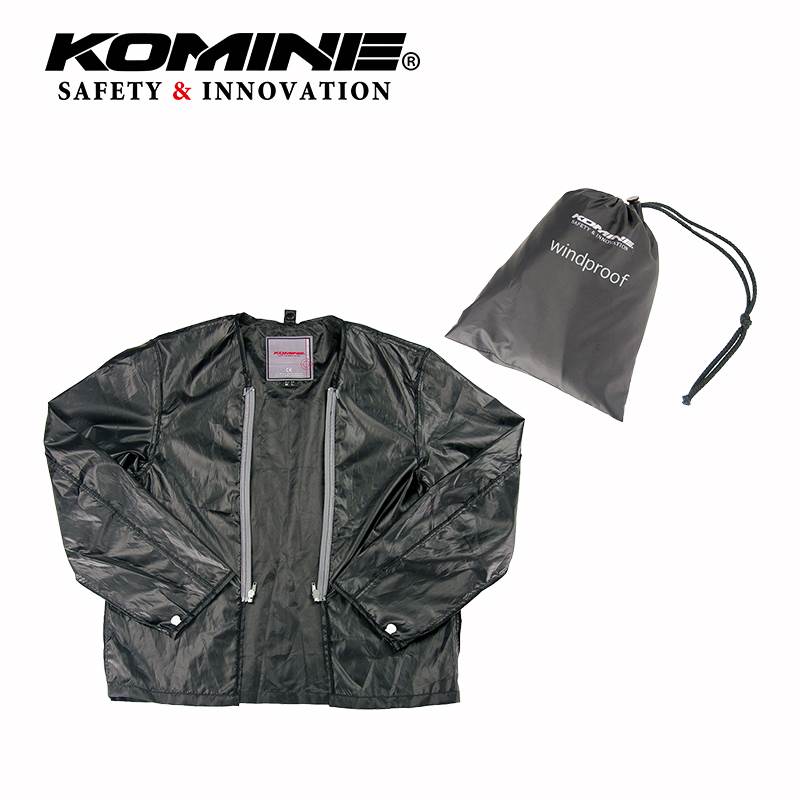komine 日本摩托车骑行服秋冬季防风内衬赛车拉链内服单色JK-051