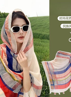 新款春夏旅行百搭盘扣防晒民族风
