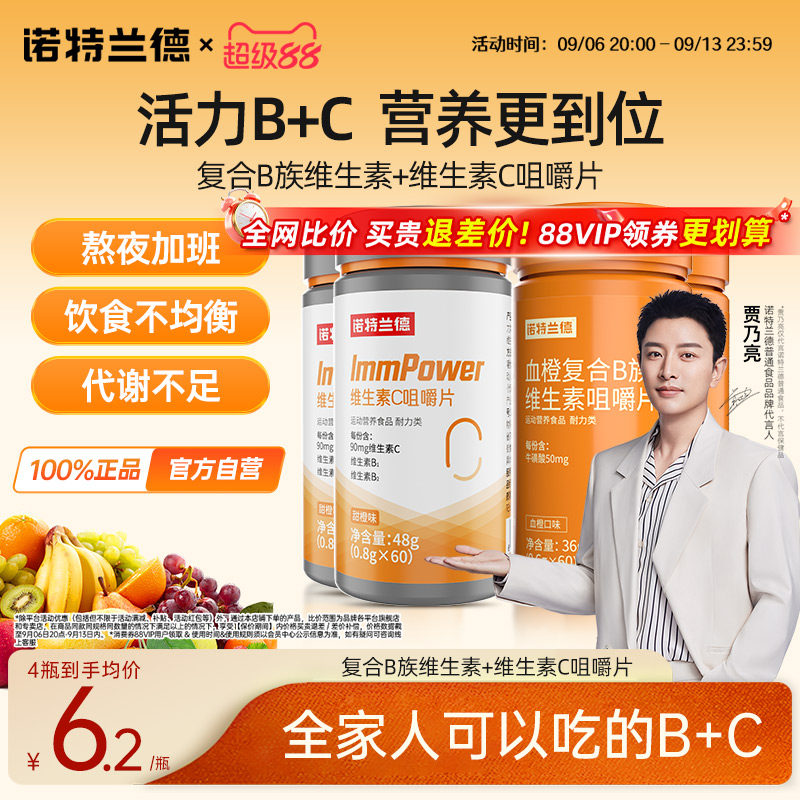 诺特兰德维生素b族维C咀嚼片图片