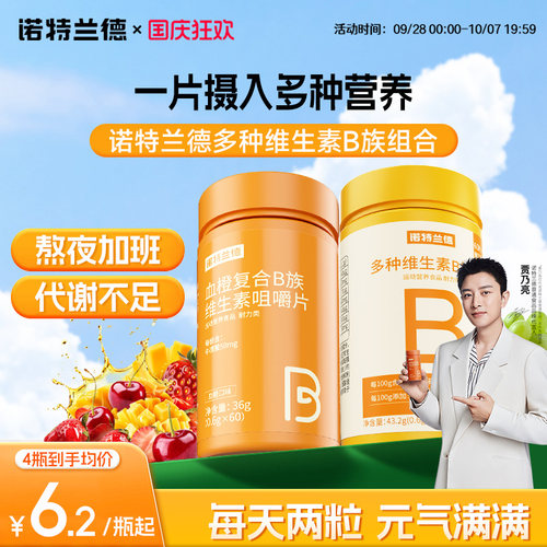 诺特兰德维生素B族咀嚼片