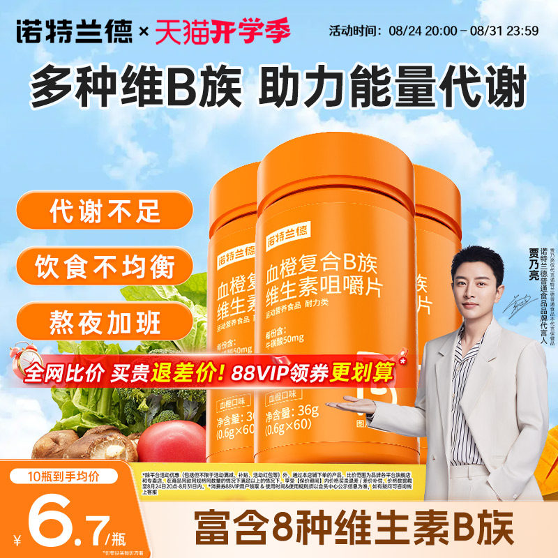 诺特兰德维生素B族咀嚼片