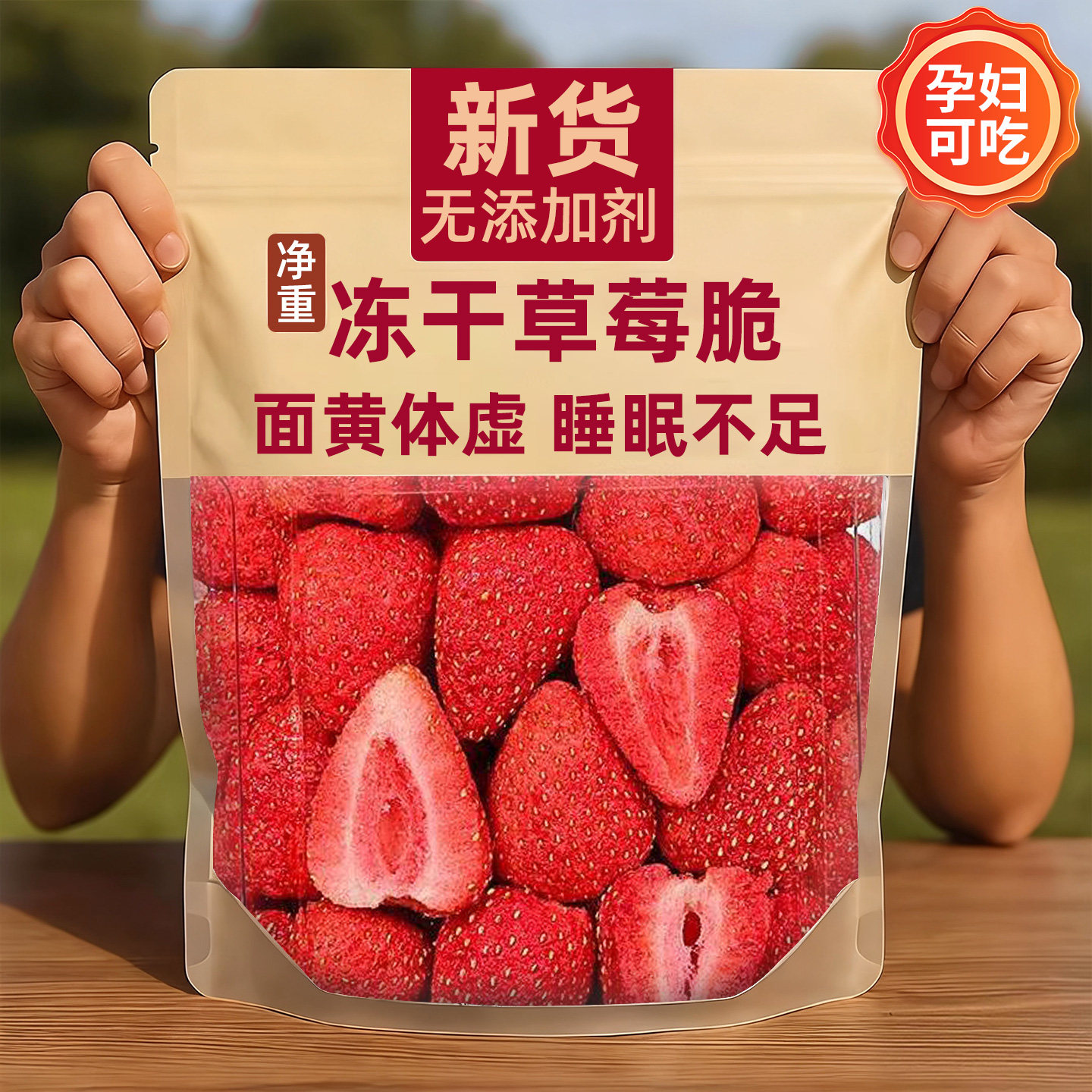 冻干草莓烘焙专用原料整颗大粒水果干果脯无添加蔗糖孕妇零食即食,零食/坚果/特产,冻干水果/冻干奶块/混合冻干,淘宝优惠券,粉丝福利购,淘宝优惠卷
