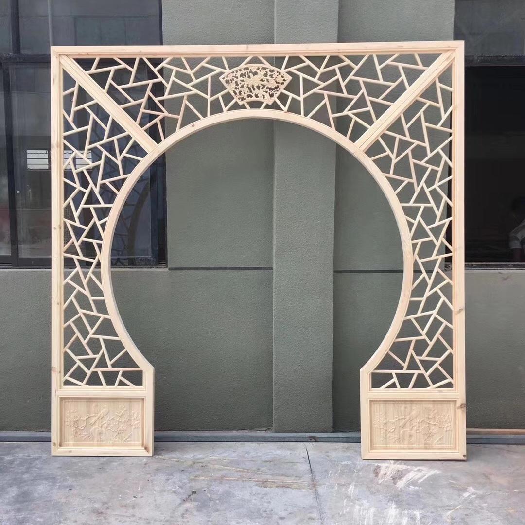 木雕实木花格仿古门窗客