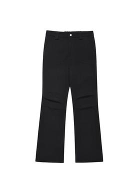 KISKO高级感马吉拉西裤小众拖地微喇叭休闲裤侧边拉链高街裤子男