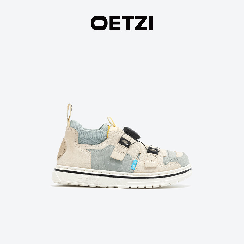 OETZI丑萌童鞋春秋中大童旋转纽扣低帮低帮鞋儿童小丑鞋