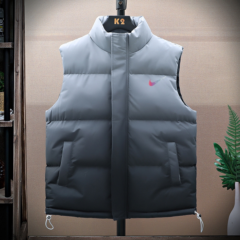 NK奥莱专区丨一折丨立领羽绒棉马甲男秋冬季加厚保暖坎肩背心外套