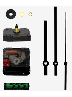台湾12888太阳扫描静音机芯螺丝轴长9毫米diy钟表配件指针挂钟芯