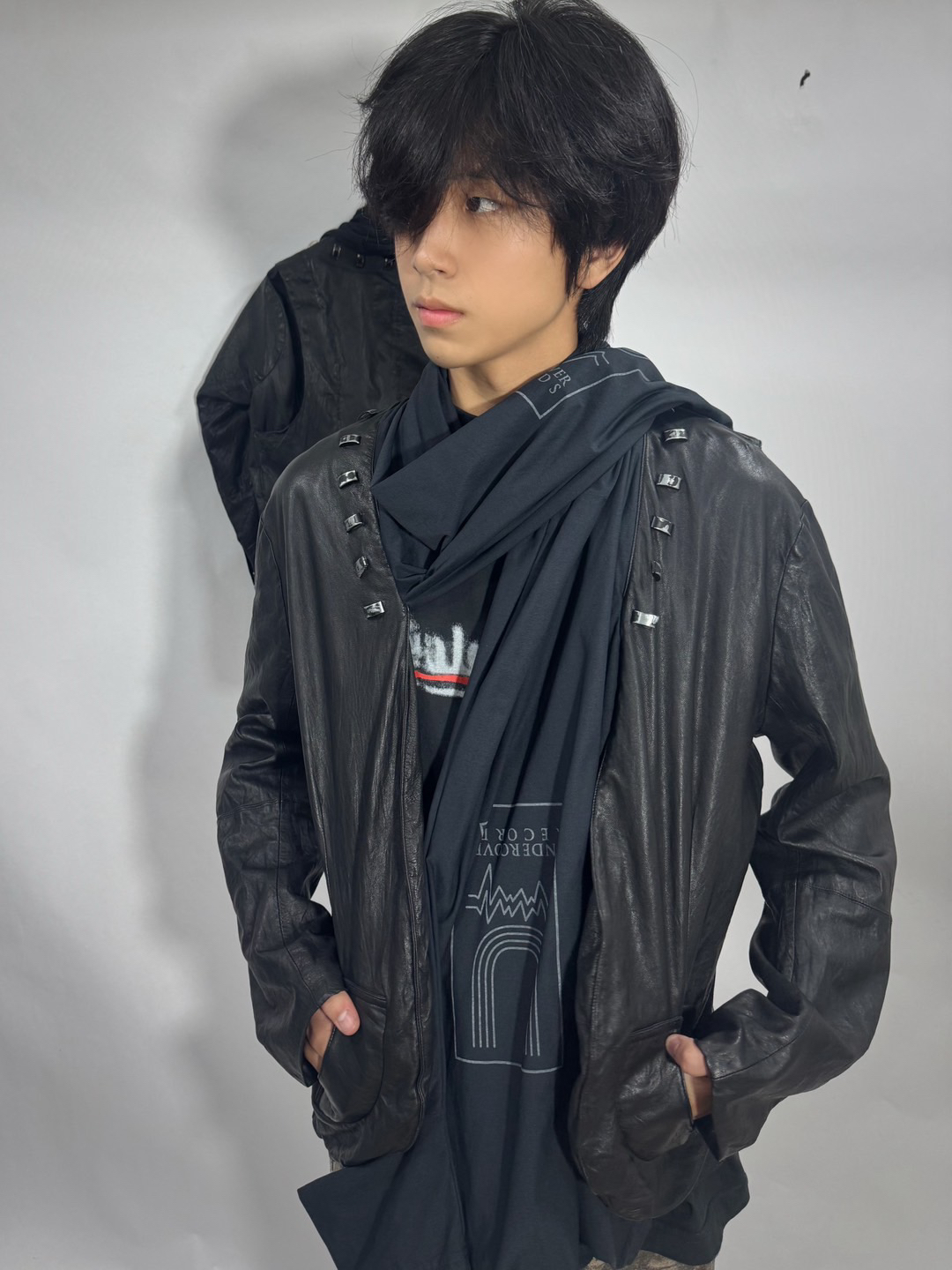 【防拍价】草鱼STUDIO  06T期 UC皮衣 铆钉皮衣 植鞣小牛皮全植鞣