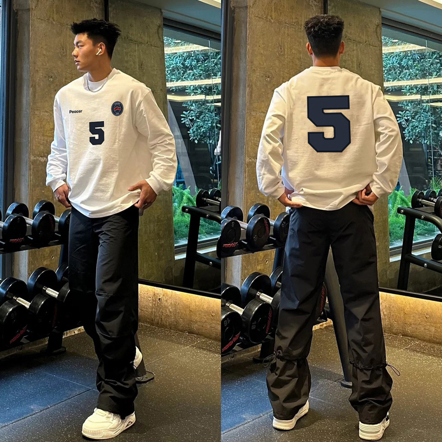 270g美式高街重磅长袖t恤男秋季新款设计感印花潮牌休闲打底衫ins,男装,T恤,淘宝优惠券,粉丝福利购,淘宝优惠卷